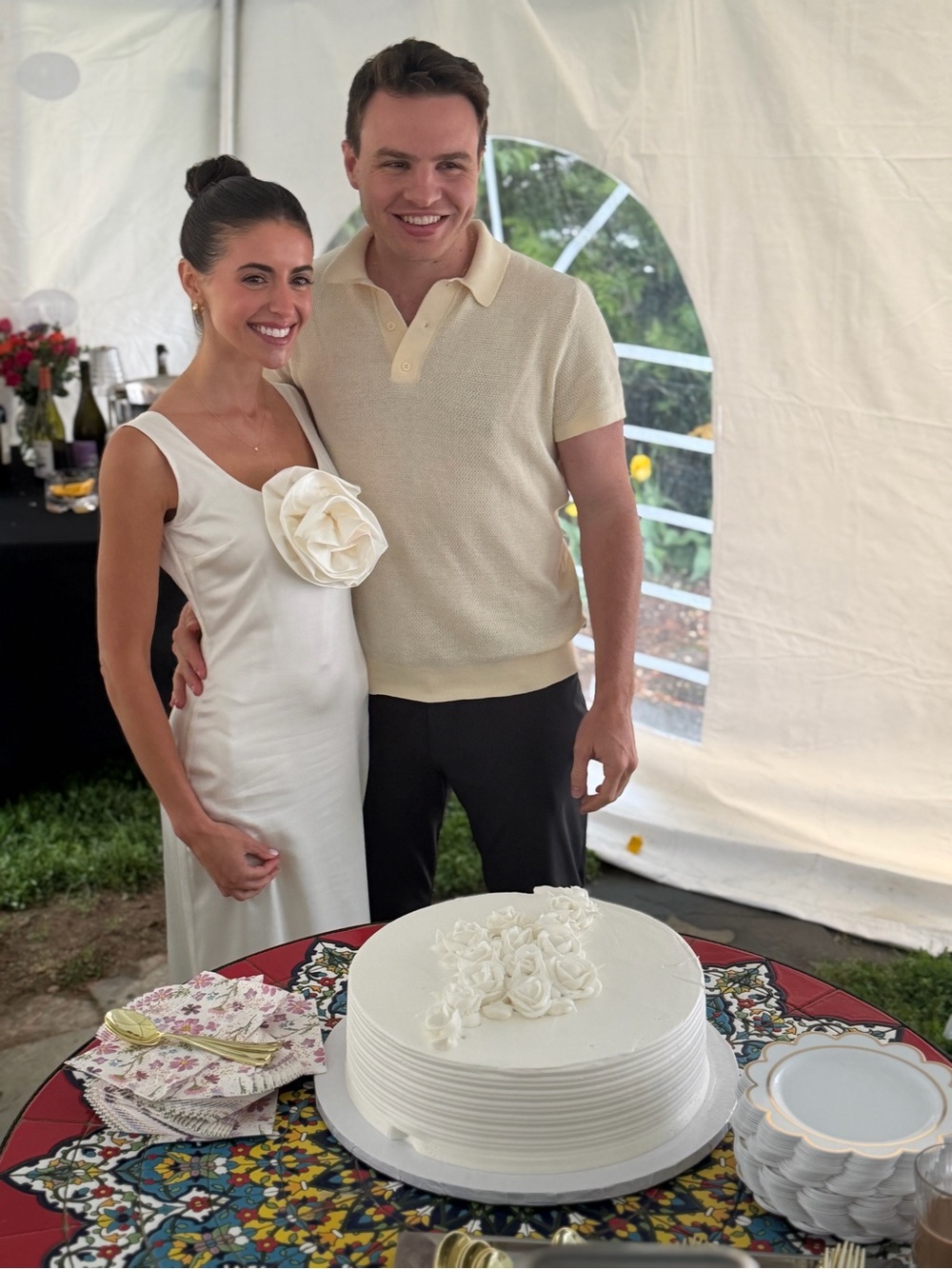 Caroline Constas Florentine bridal gown - bridal shower, bachelorette - Picture 7 of 8